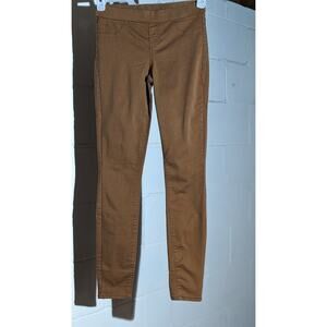 No Boundaries Caramel Brown Jeggings Pull On Denim Stretchy Dress Pants Small